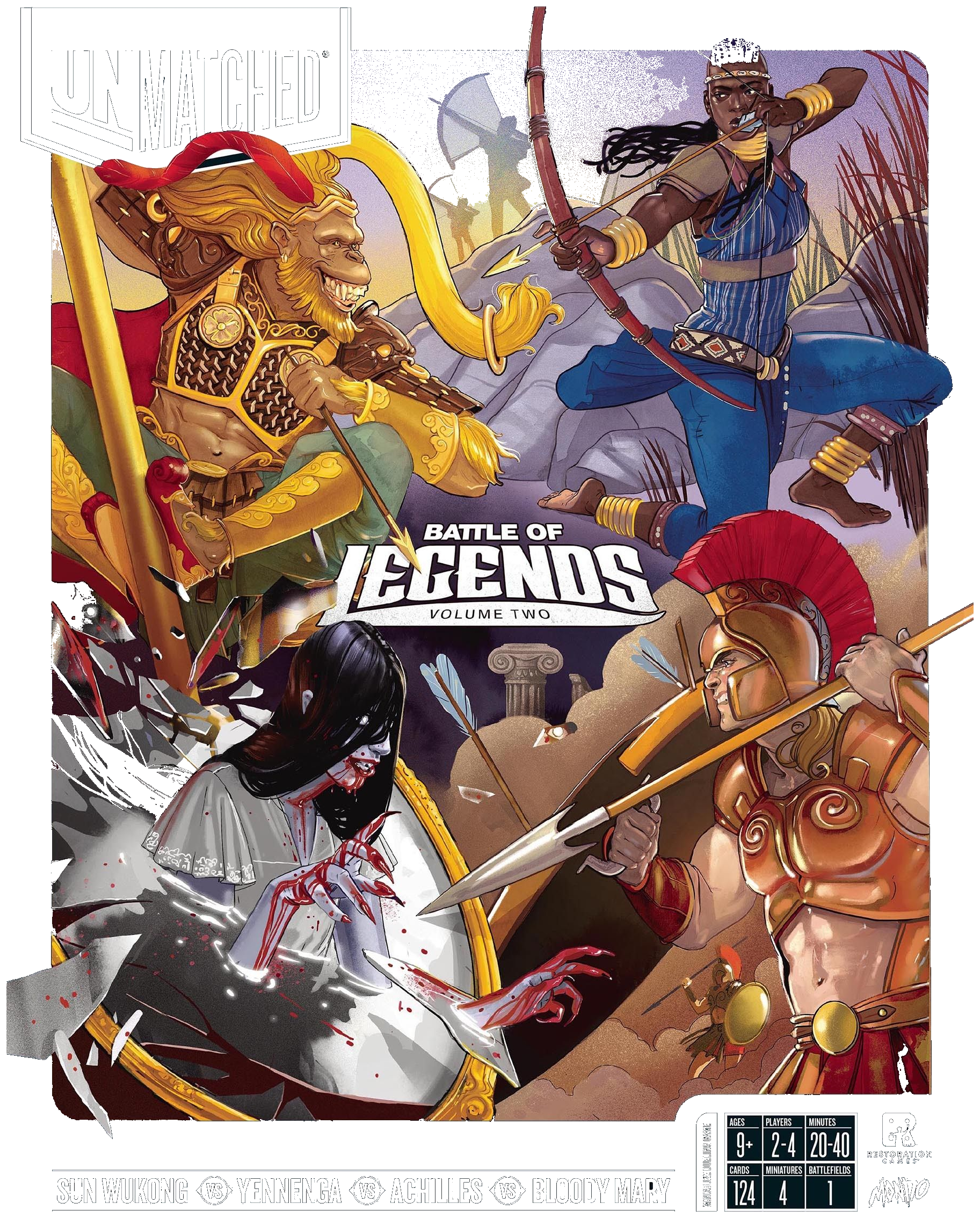 Unmatched: Battle Of Legends, Volume Two box art