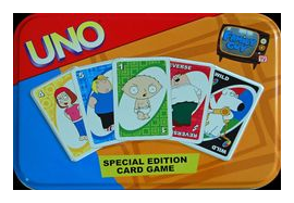 Uno: Family Guy box art