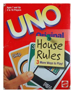 Uno House Rules box art