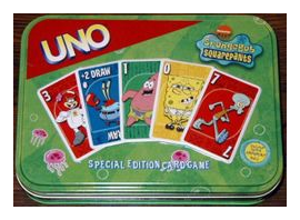 Uno: Spongebob Squarepants box art