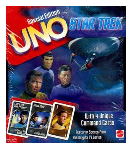 Uno: Star Trek box art