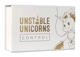 Unstable Unicorns: Control box art
