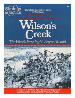Wilson's Creek: The West's First Fight, August 10, 1861 box art
