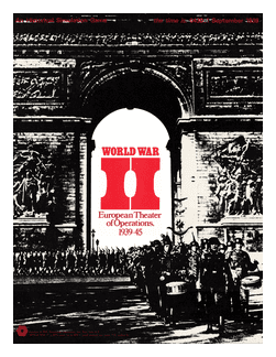 World War Ii: European Theater Of Operations, 1939-45 box art