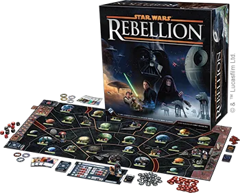 Star Wars Rebellion retail game box
