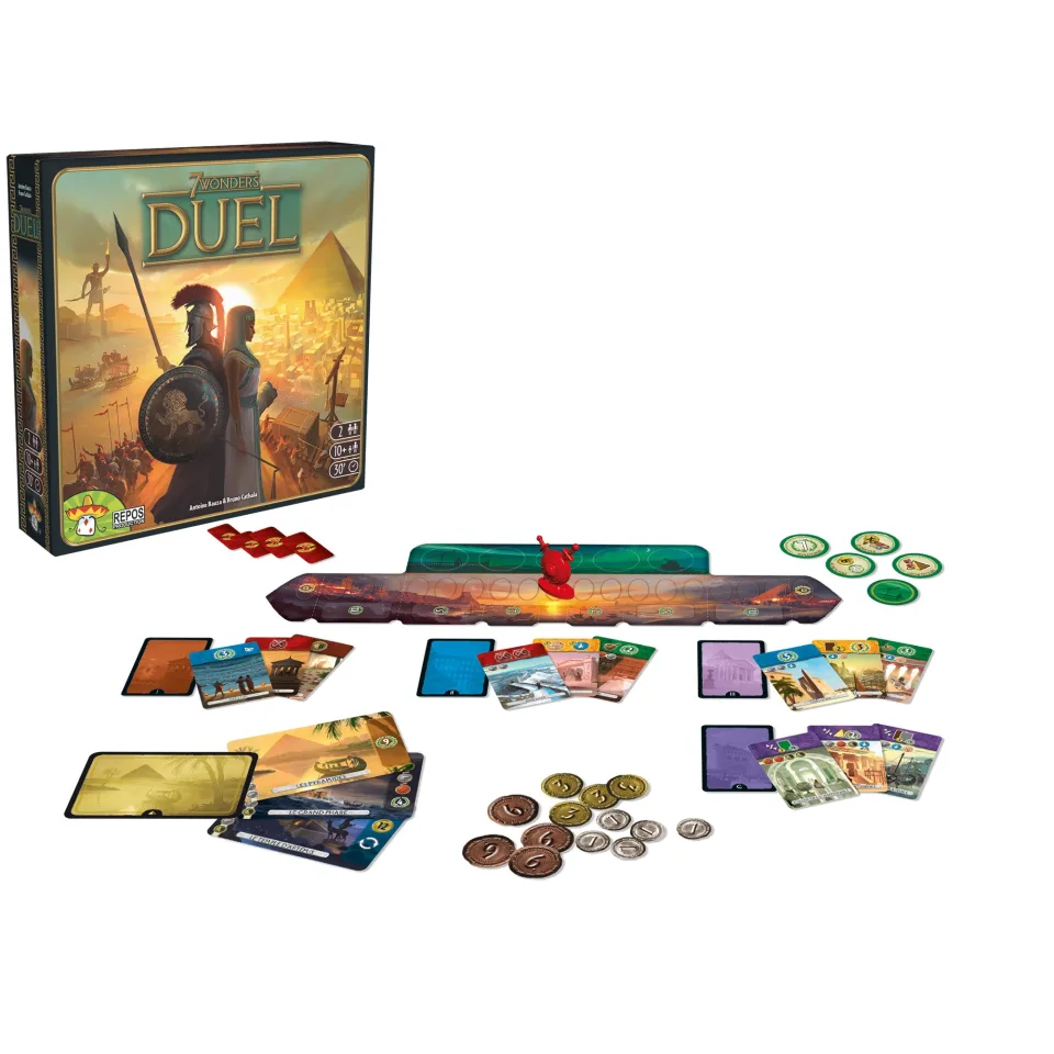 7 Wonders Duel card tableau