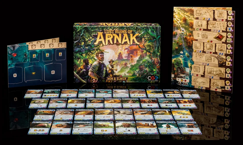 Lost Ruins of Arnak Supply board