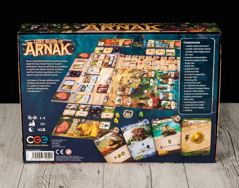 Lost Ruins of Arnak Back of box