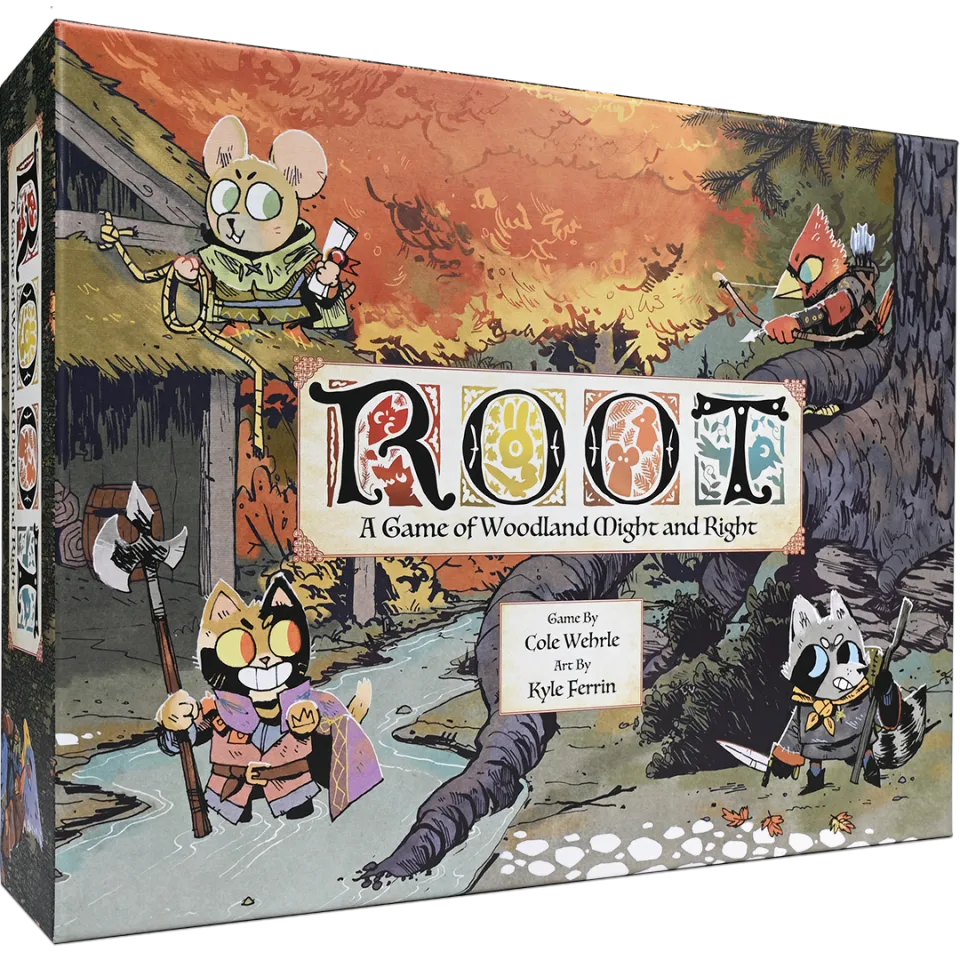 Root retail game box