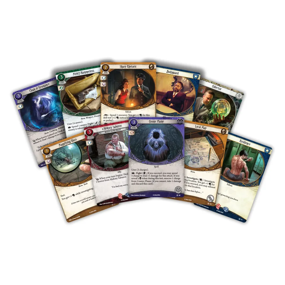 Arkham Horror The Card Game player cards