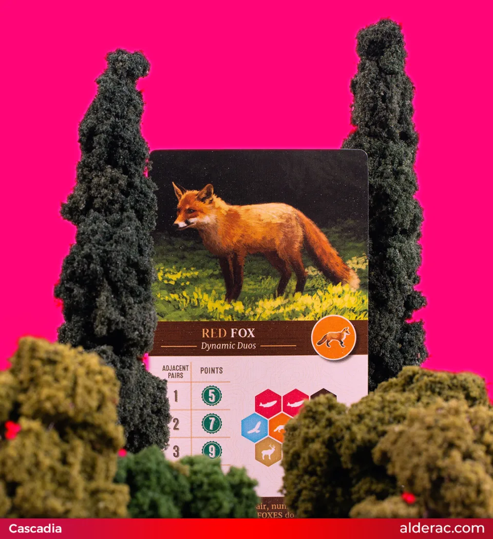 Cascadia fox scoring card