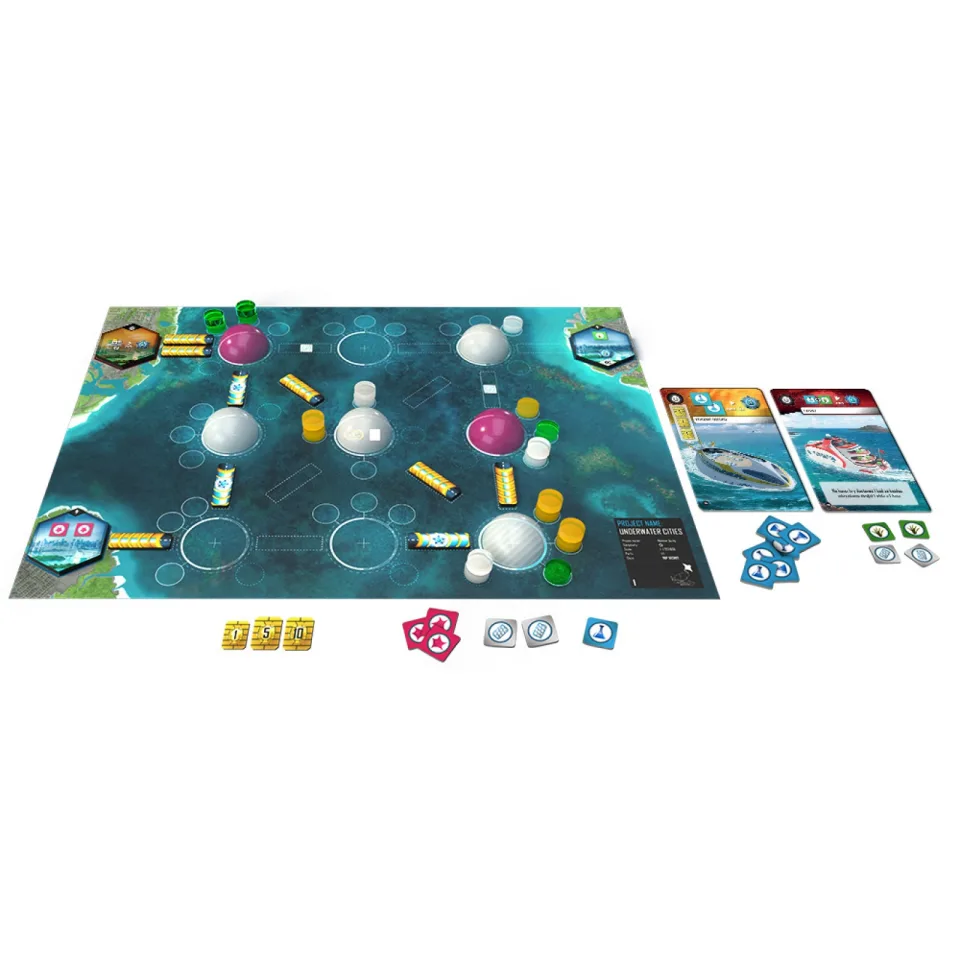 Underwater Cities player board