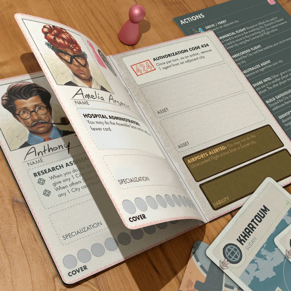 Pandemic Legacy Season 0 character dossier