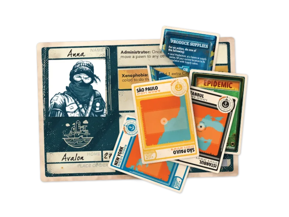 Pandemic Legacy Season 2 starter components