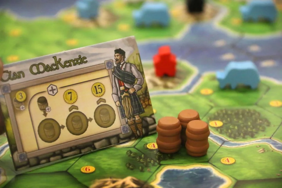 Clans of Caledonia full table setup