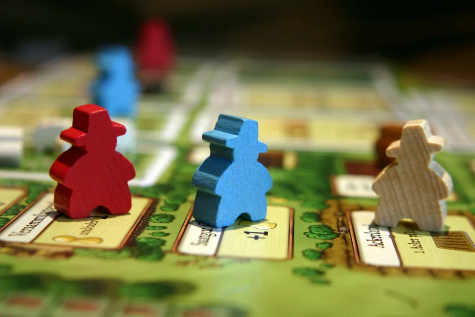 Agricola Revised Edition set up for play on a table.