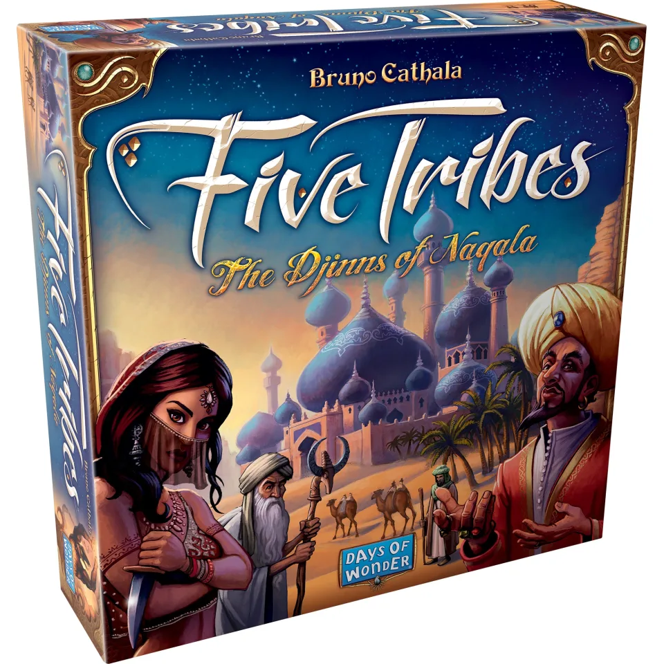 Five Tribes board game box.
