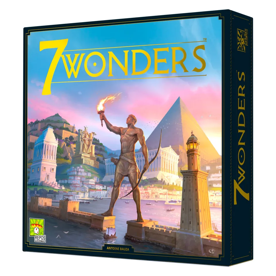 7 Wonders New Edition Gameplay close-up.