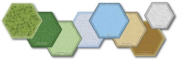 Dominant Species Terrain tiles.
