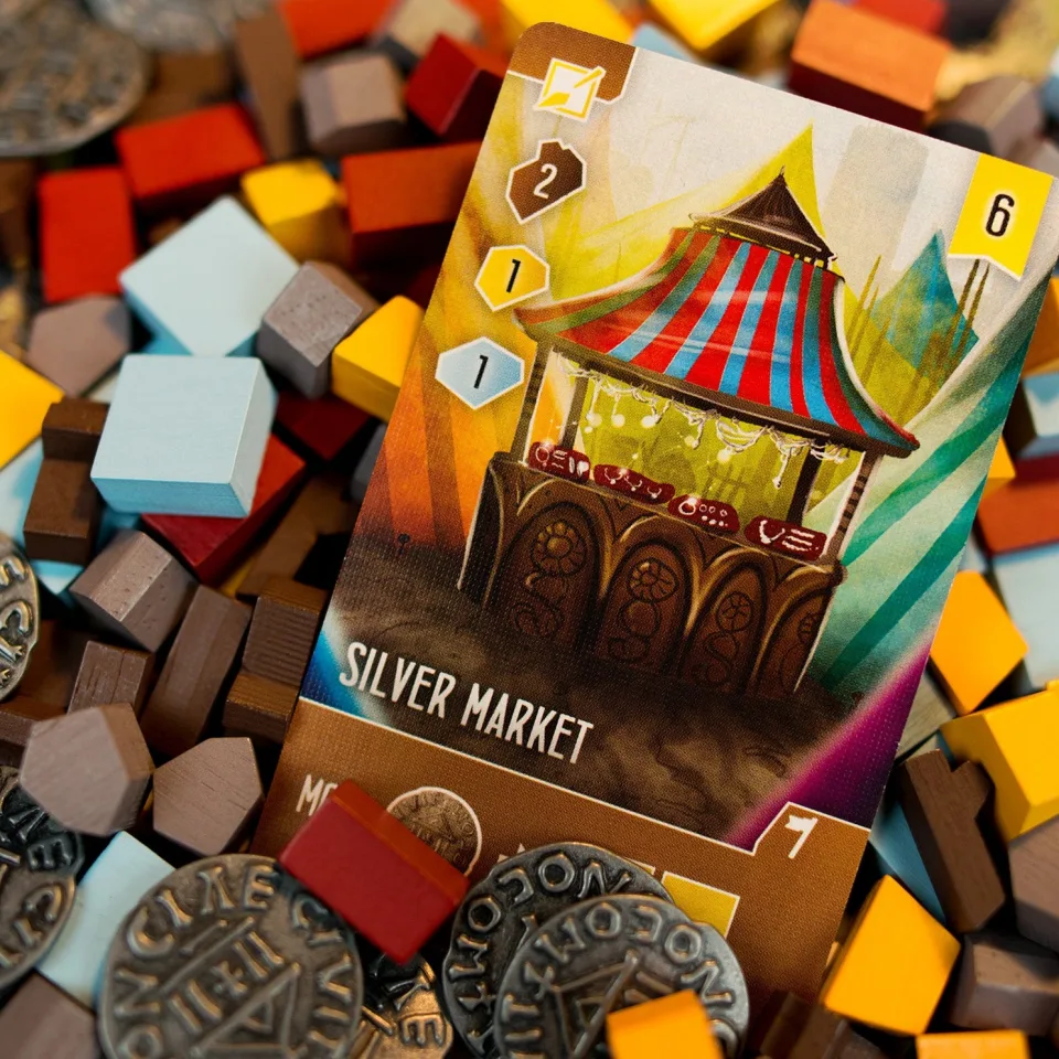 Architects of the West Kingdom Gameplay close-up.