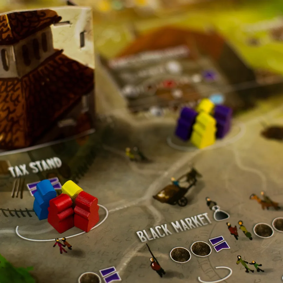 Architects of the West Kingdom Table setup.