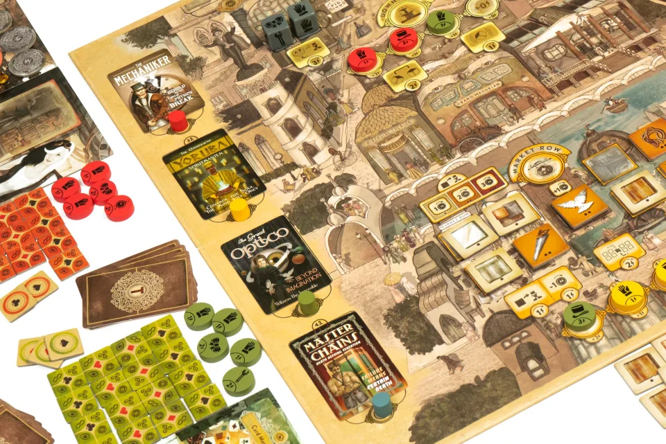 Trickerion Legends of Illusion Components.