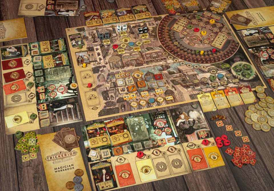 Trickerion Legends of Illusion Magician materials.