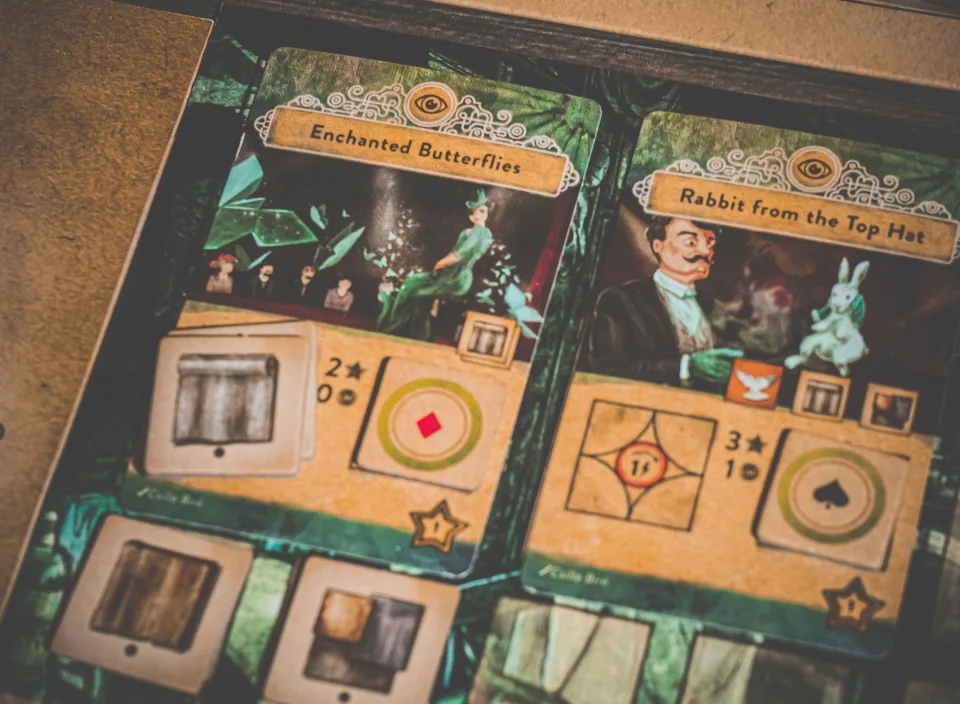 Trickerion Legends of Illusion In play.