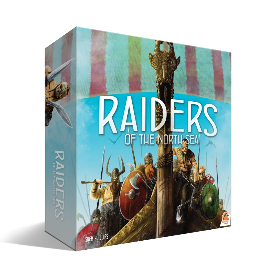 Raiders of the North Sea board game box.