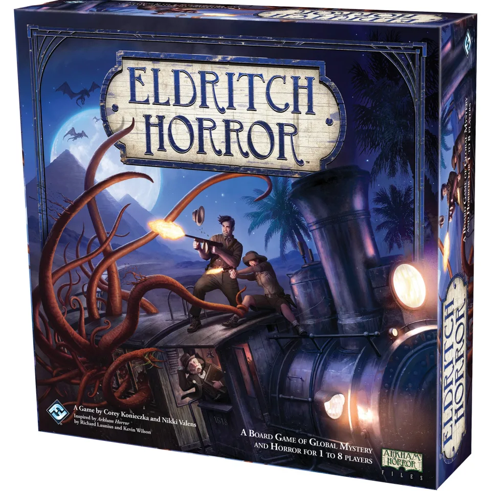 Eldritch Horror Back of box.