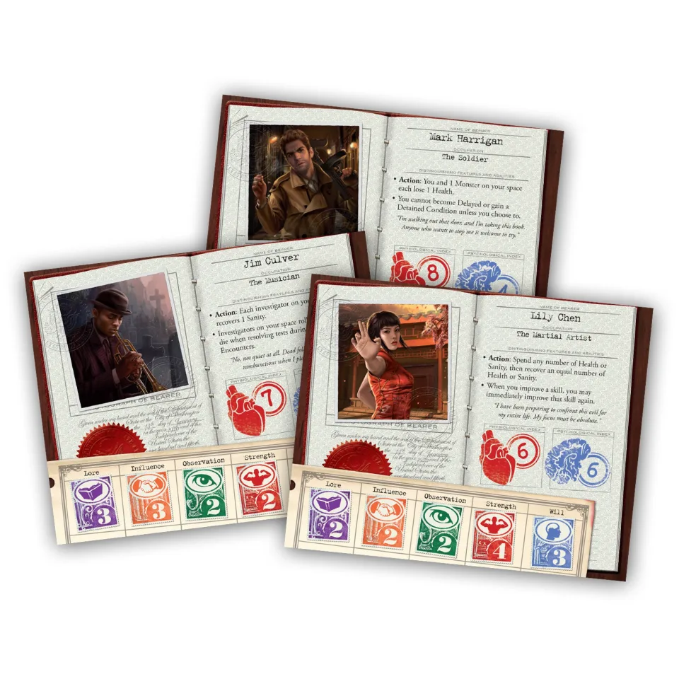 Eldritch Horror Gameplay close-up.