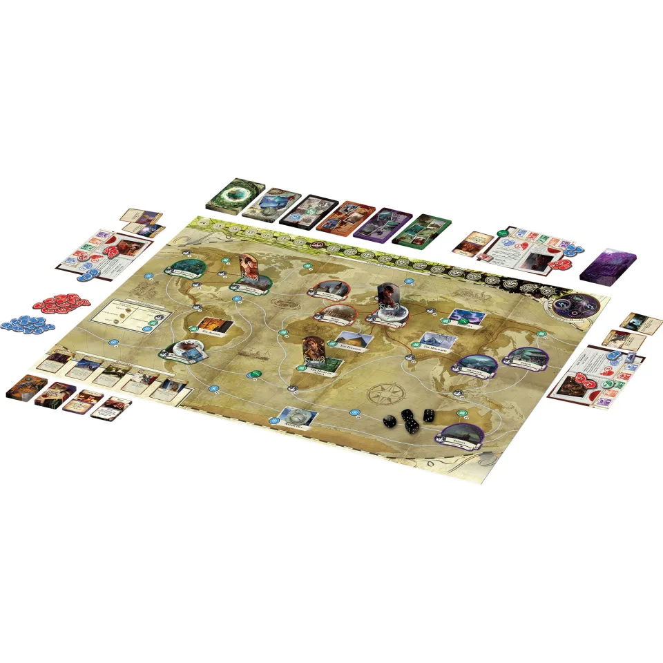 Eldritch Horror Components.