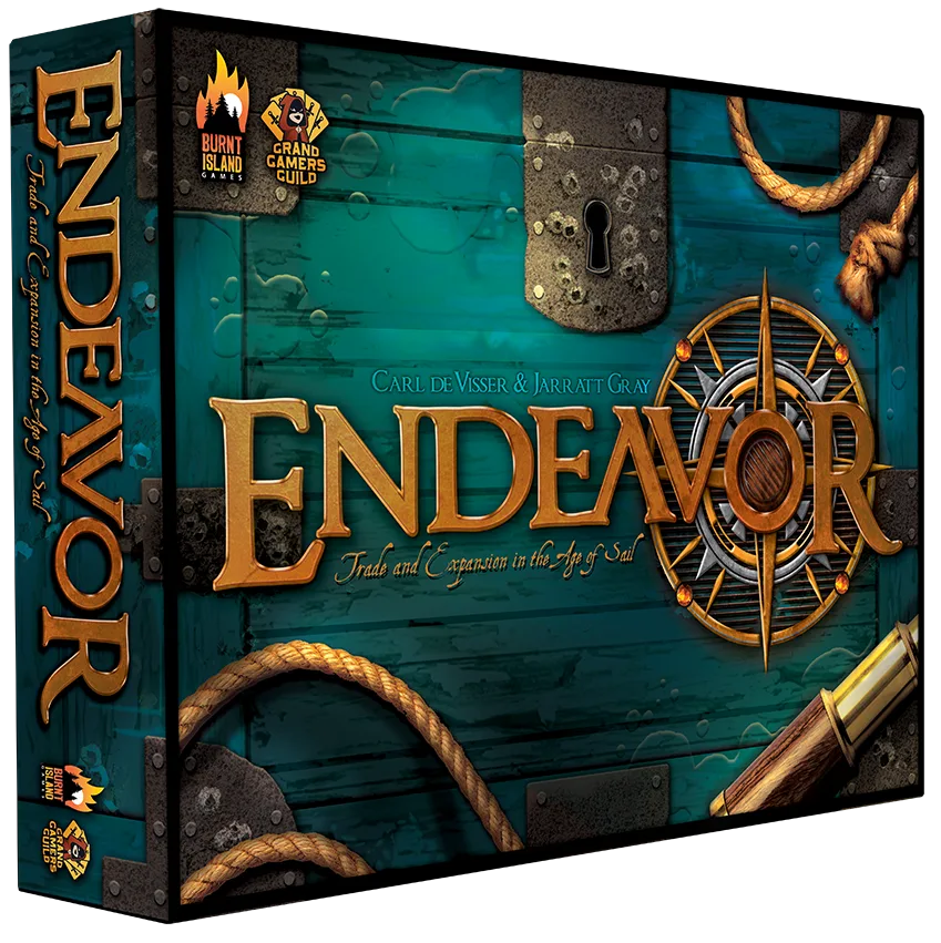 Endeavor: Age of Sail retail board game box.