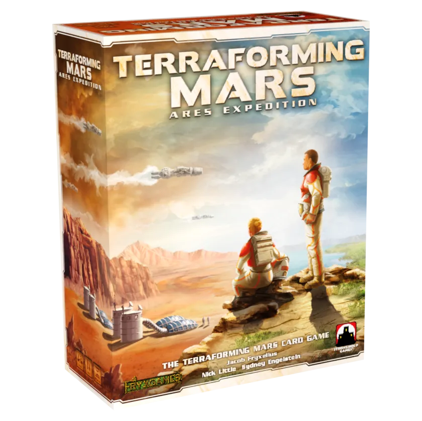 Terraforming Mars: Ares Expedition retail board game box.