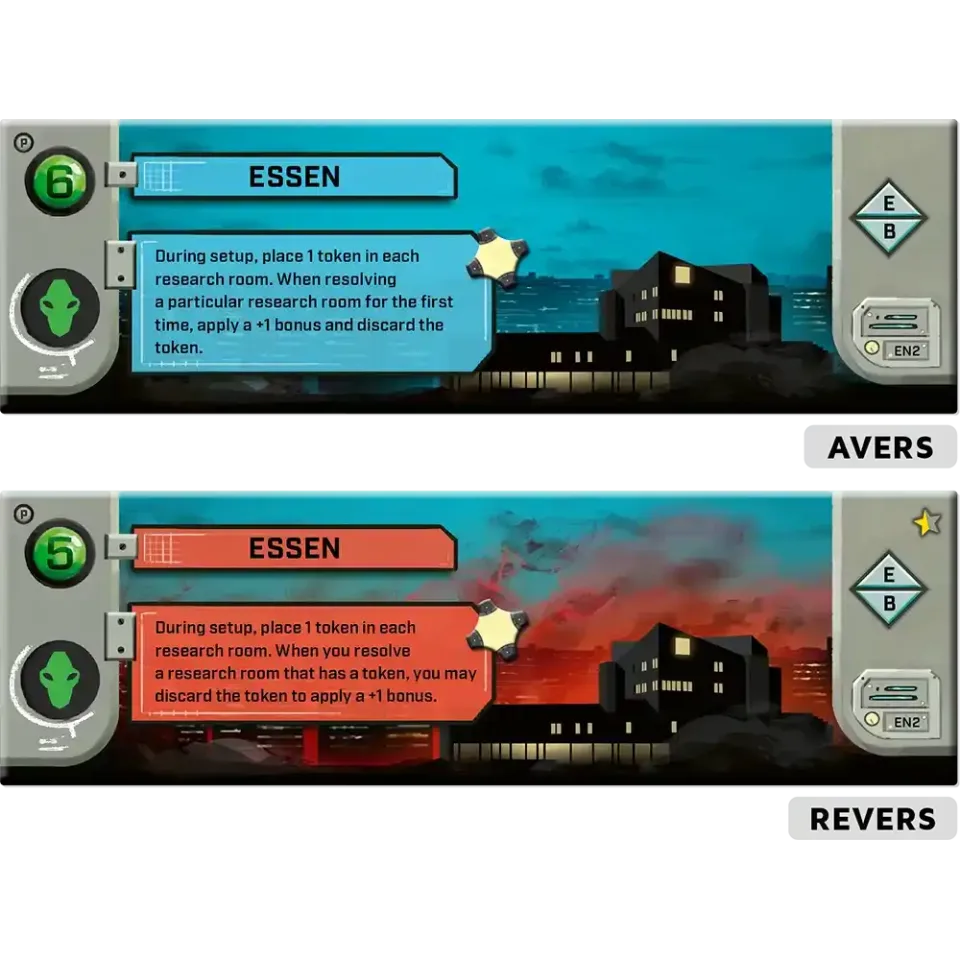 Close-up of Under Falling Skies tactical game area.