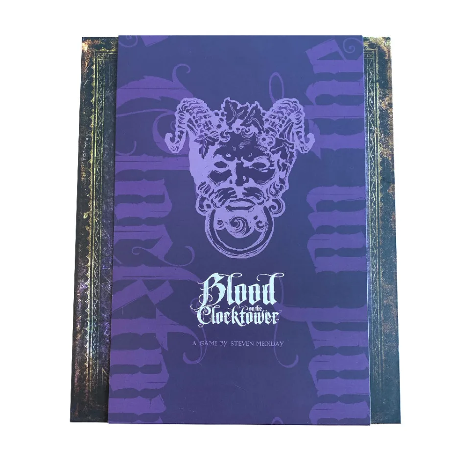 Blood on the Clocktower social deduction game retail box.