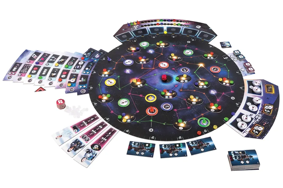 Pulsar 2849 board and player materials during play
