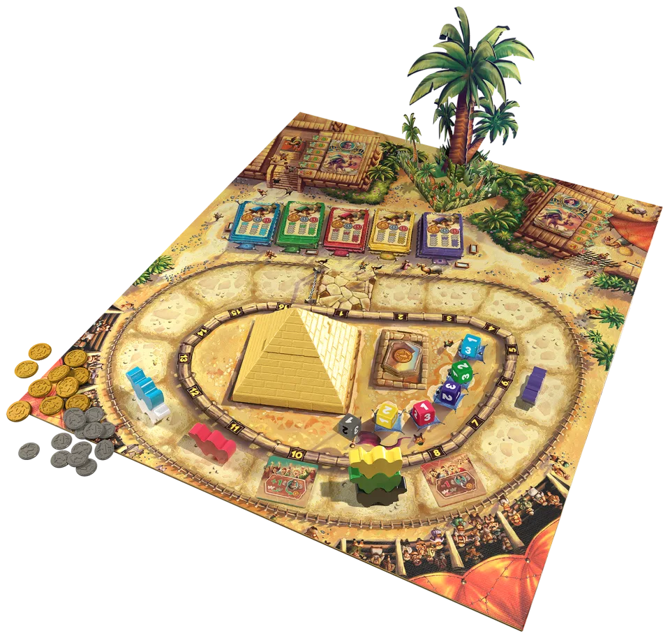 Camel Up second-edition board and components