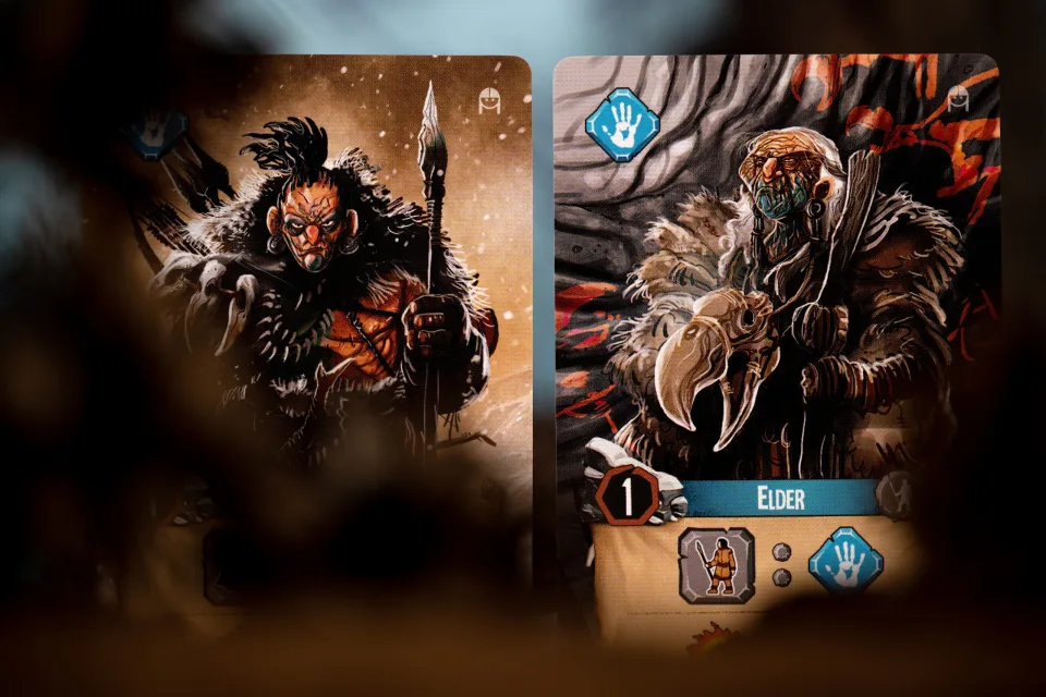 Endless Winter Paleoamericans board during play