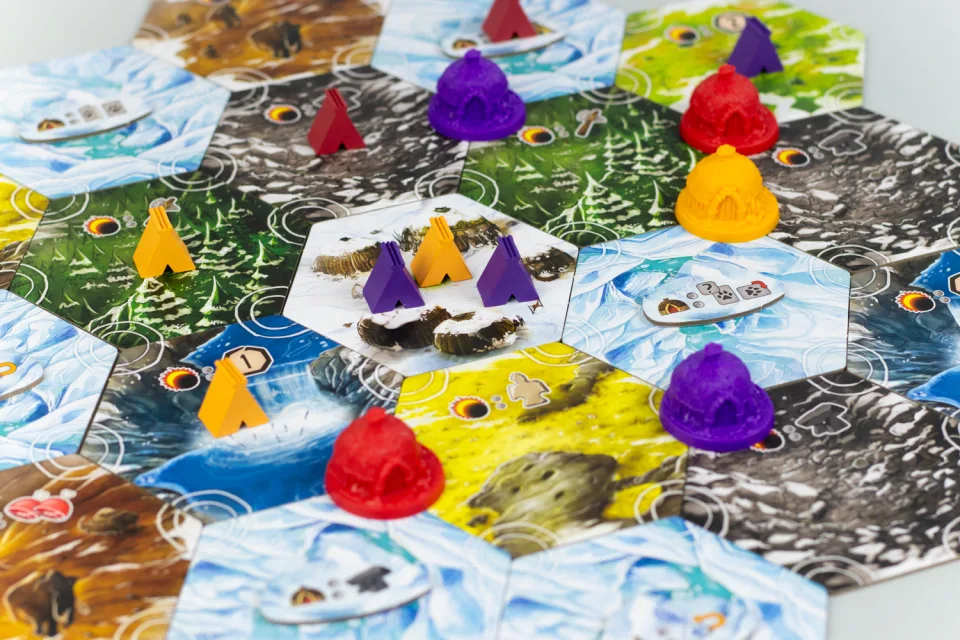 Endless Winter Paleoamericans game components