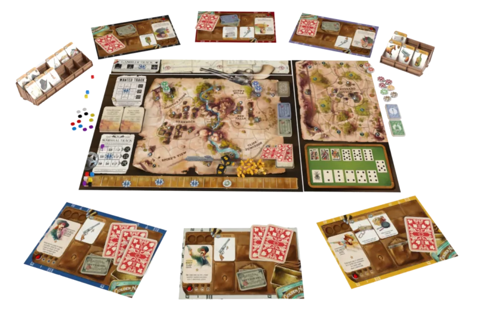 Western Legends table setup footprint