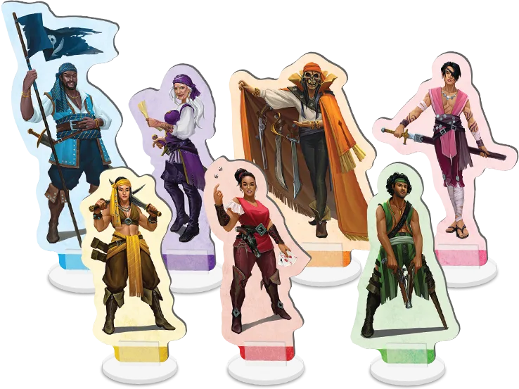 Forgotten Waters player standees