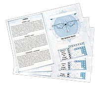 Forgotten Waters player sheet pad