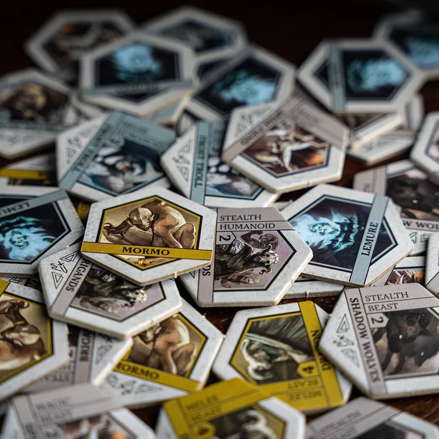 Return to Dark Tower table setup footprint