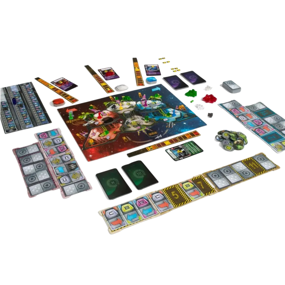 Space Alert game set up for play