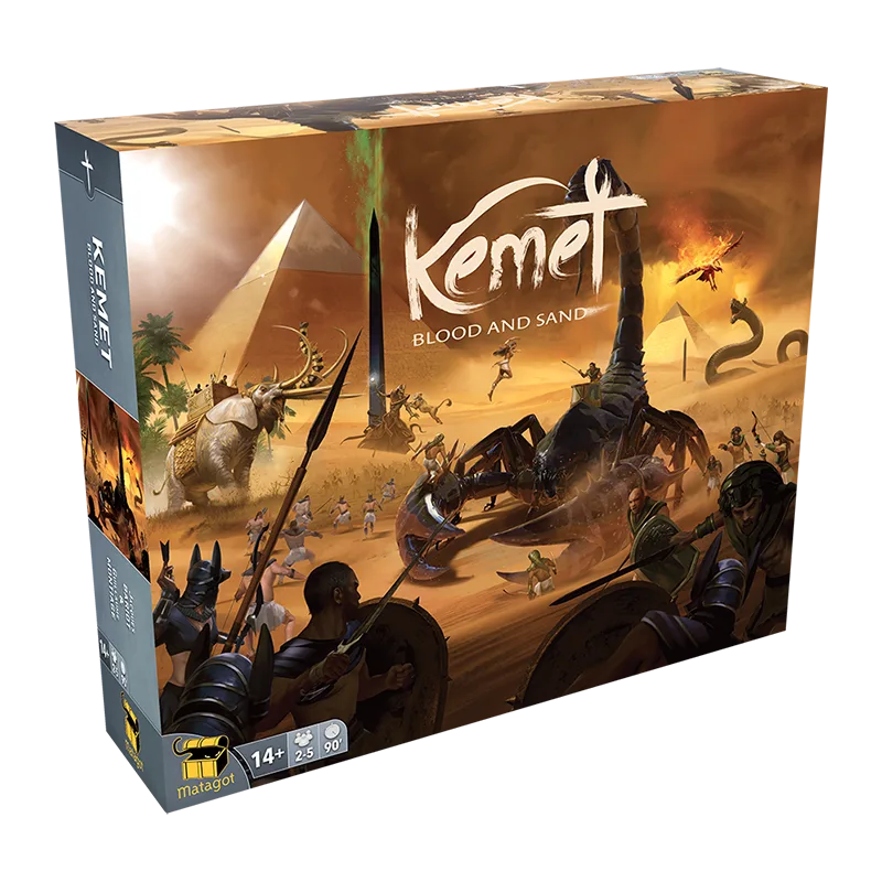 Kemet Blood and Sand base-game box