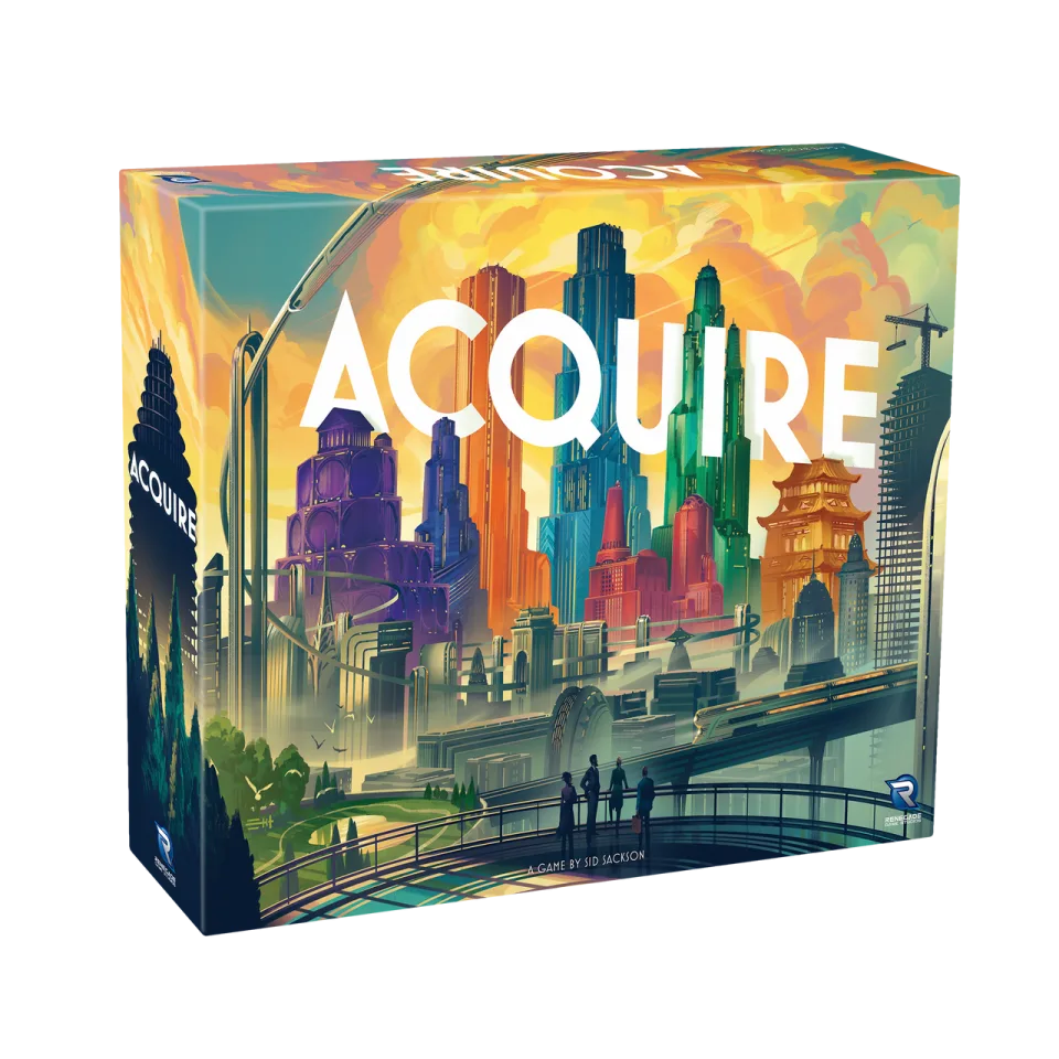 Acquire base-game box by Renegade Game Studios