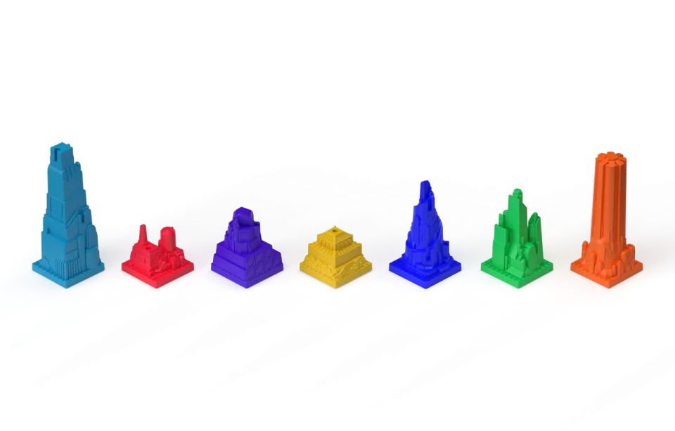 Acquire coloured headquarters building components