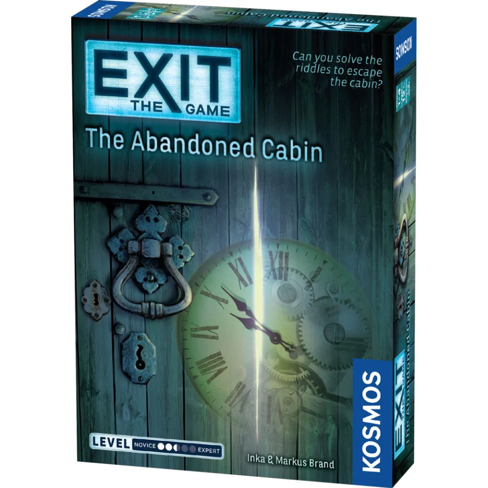 EXIT The Game The Abandoned Cabin base-game box by Thames and Kosmos