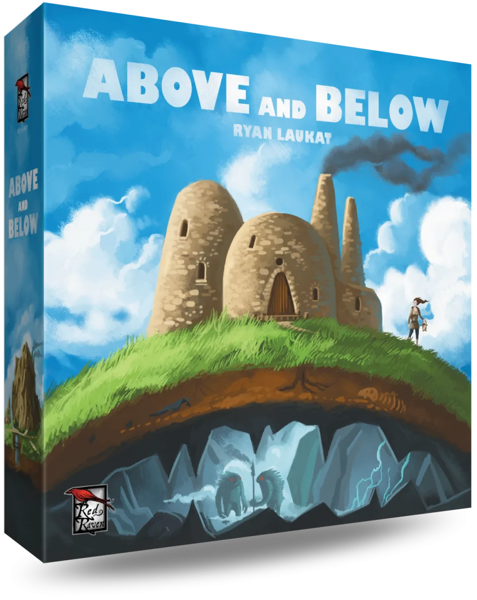 Above and Below base-game box by Red Raven Games